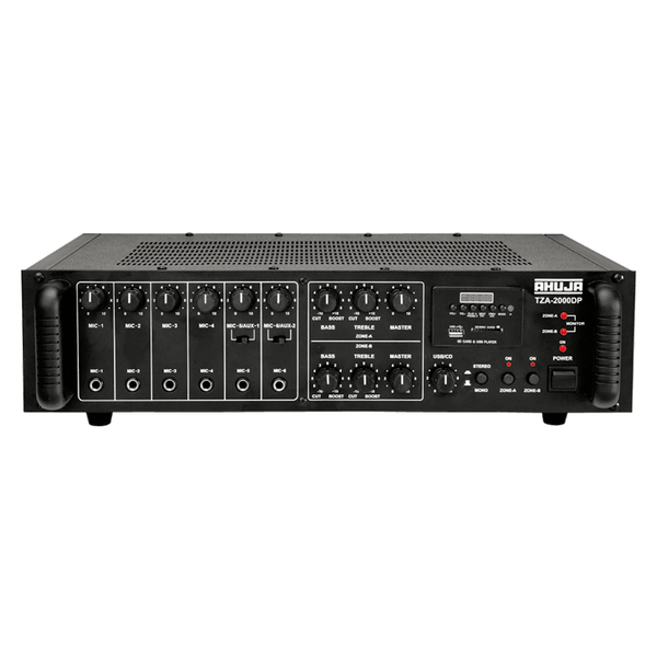 Ahuja TZA2000DP PA Amplifier Two Zone 100W+100W