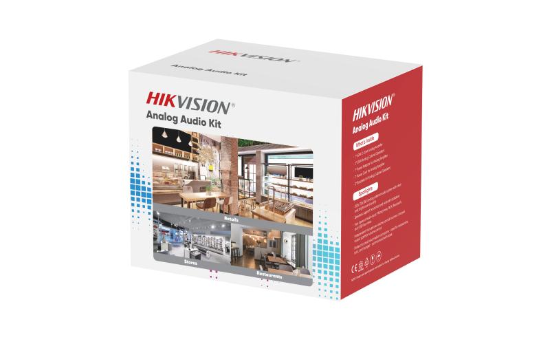 Hikvision DS-QAE0KA60120-2 Analog Audio Kit with 60W Analog Amplifier and 2* 20W Cabinet Speakers