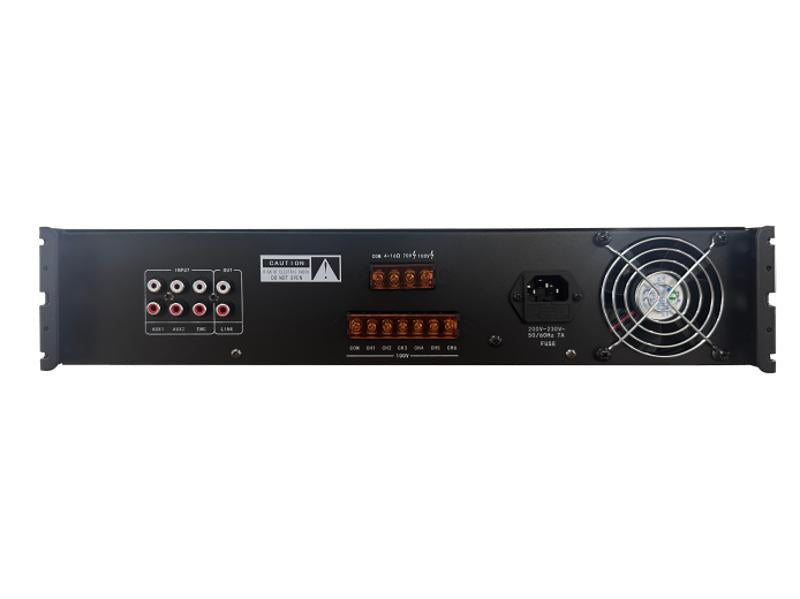 Hikvision DS-QAE0A120G1-VB6 120W 6-Zone Analog Amplifier