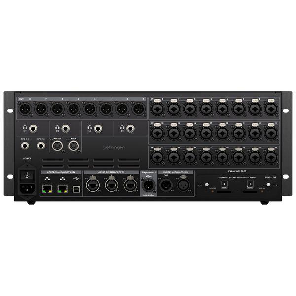 Behringer WINGRACK	Mixer Audio Rack mount 48 CH 24 Mic Preamps & 8 Outputs