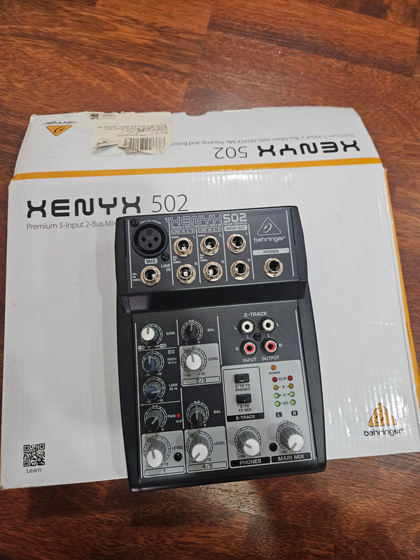 Behringer 302USB Mixer (B-Stock) – 5-CH, USB Audio Interface