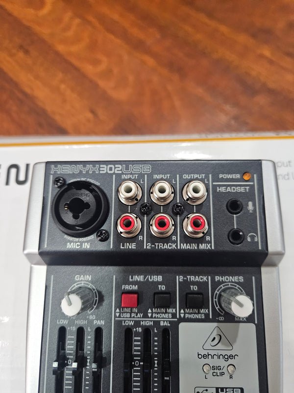 Behringer 302USB Mixer (B-Stock) – 5-CH, USB Audio Interface