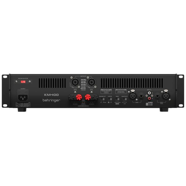 Behringer KM400 - Professional 400W Stereo Power Amplifier with ATR