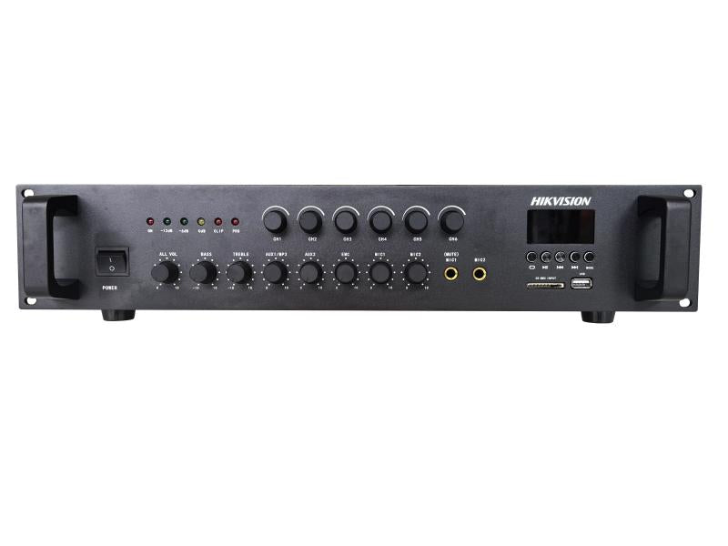Hikvision DS-QAE0A120G1-VB6 120W 6-Zone Analog Amplifier