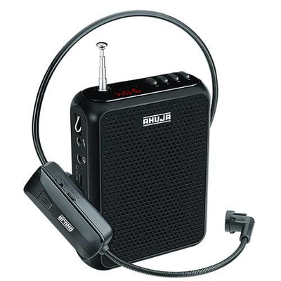 Ahuja NBA30WL PA مكبر للصوت مجموعة الرقبة 10W ث/ mp3 WAV Recorder Bluetooth TF READER FM Radiable Battery