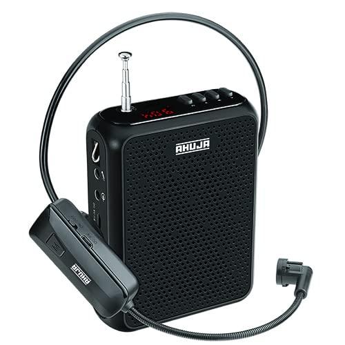 Ahuja NBA30WL PA مكبر للصوت مجموعة الرقبة 10W ث/ mp3 WAV Recorder Bluetooth TF READER FM Radiable Battery
