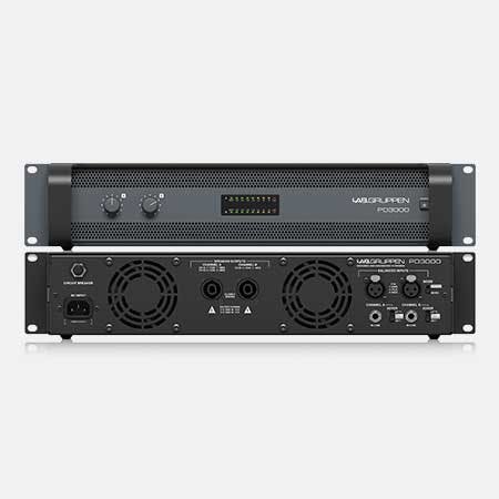 Lab Gruppen PD3000 3000W Two-Channel Amplifier with Precise Power Management