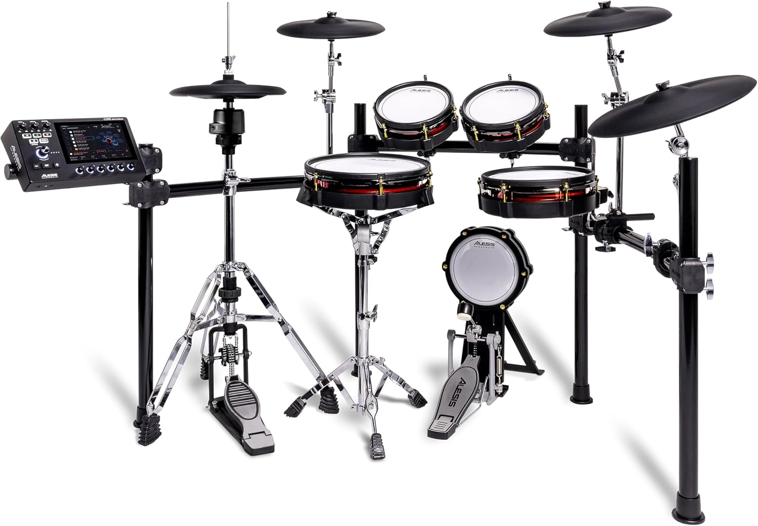 Alesis STRATA CORE KIT Nine-Piece Electronic Drum Kit with 7" Screen