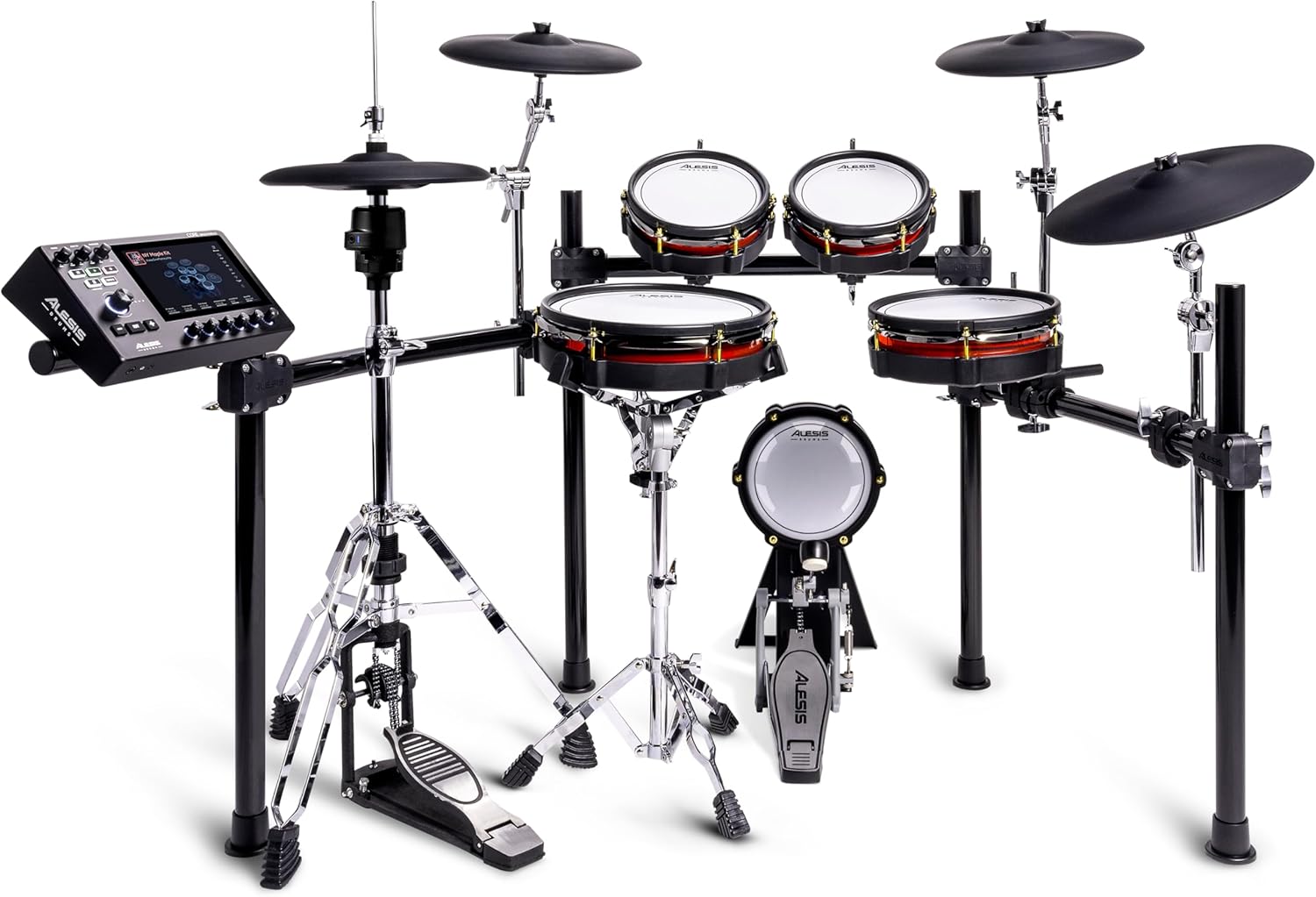 Alesis STRATA CORE KIT Nine-Piece Electronic Drum Kit with 7" Screen