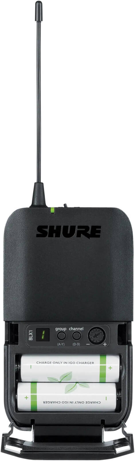 Shure BLX14UK/P31X-K14 Handheld Wireless System, BLX4 Receiver, Cardioid Condenser Headset Microphone