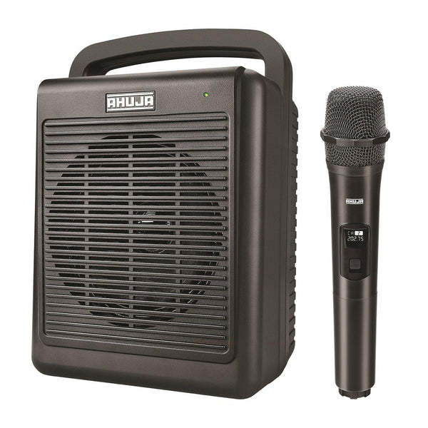 Ahuja WP225 Portable PA Wireless Amplifier Set 20W MP3 player with Recording and Bluetooth