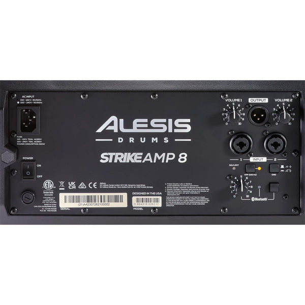 Alesis STRIKEAMP8MKII 2000-Watt Electronic Drum Amplifier with Bluetooth