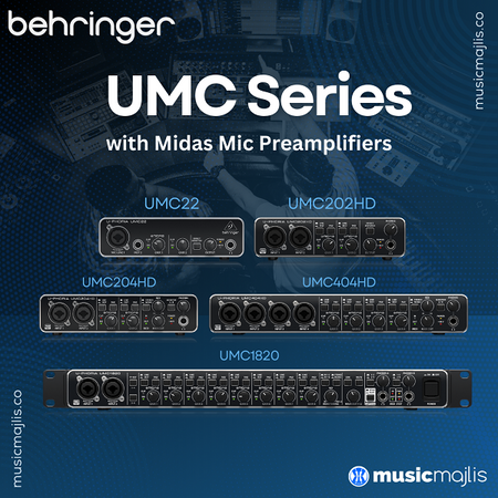 Behringer U-Phoria UMC Series Audio Interfaces