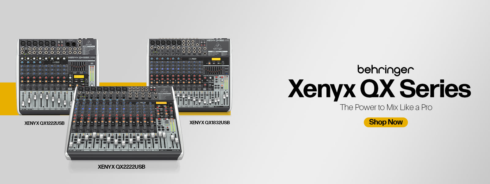 Behringer Xenyx QX Series Mixers