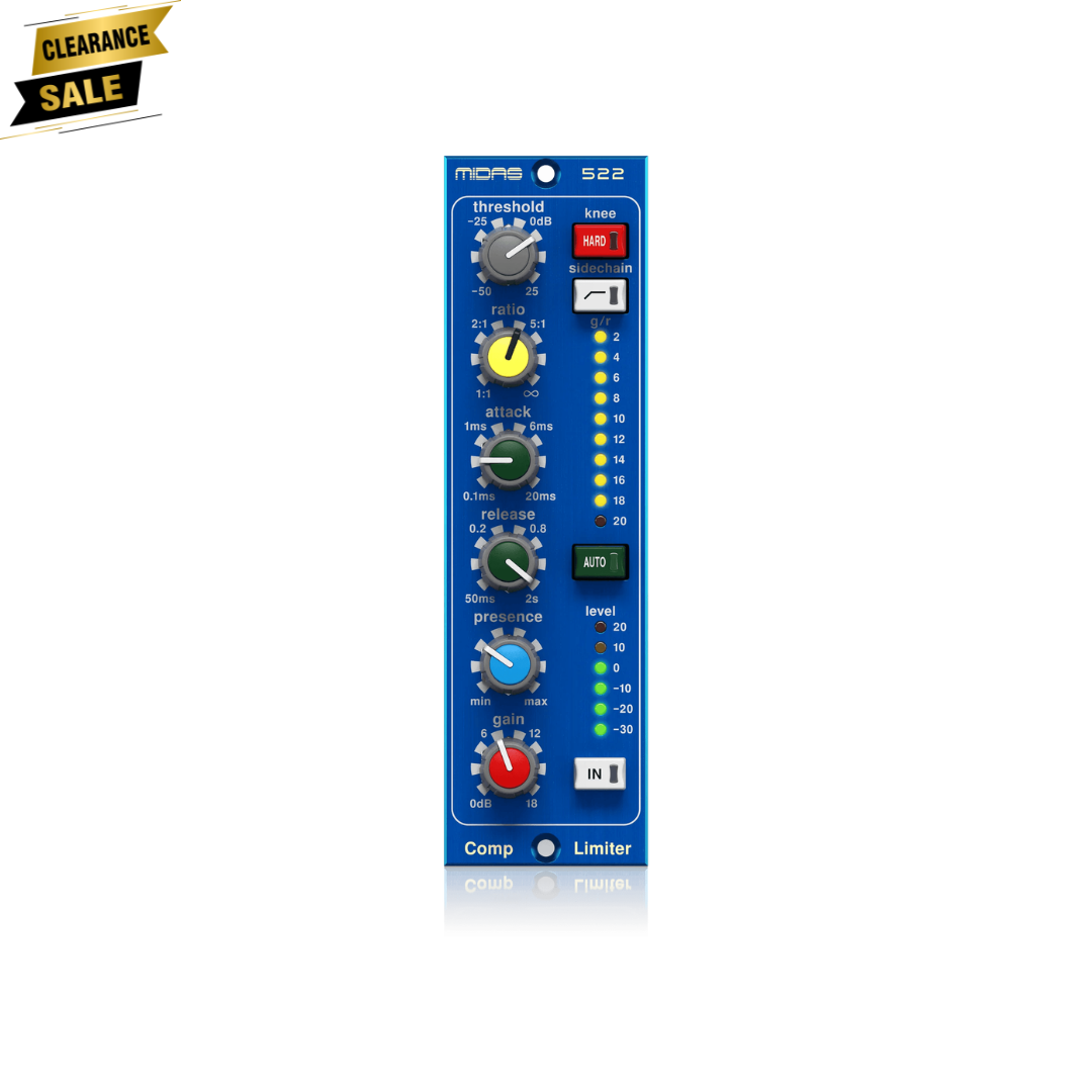 Midas 522 V2 Series Compressor/Limiter