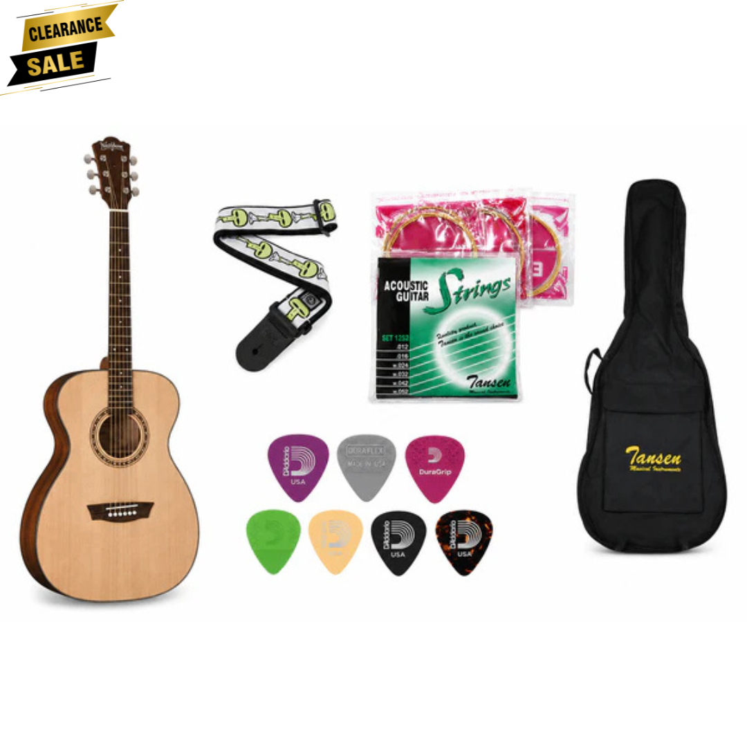 Washburn AF5 Acoustic Guitar Starter Bundle
