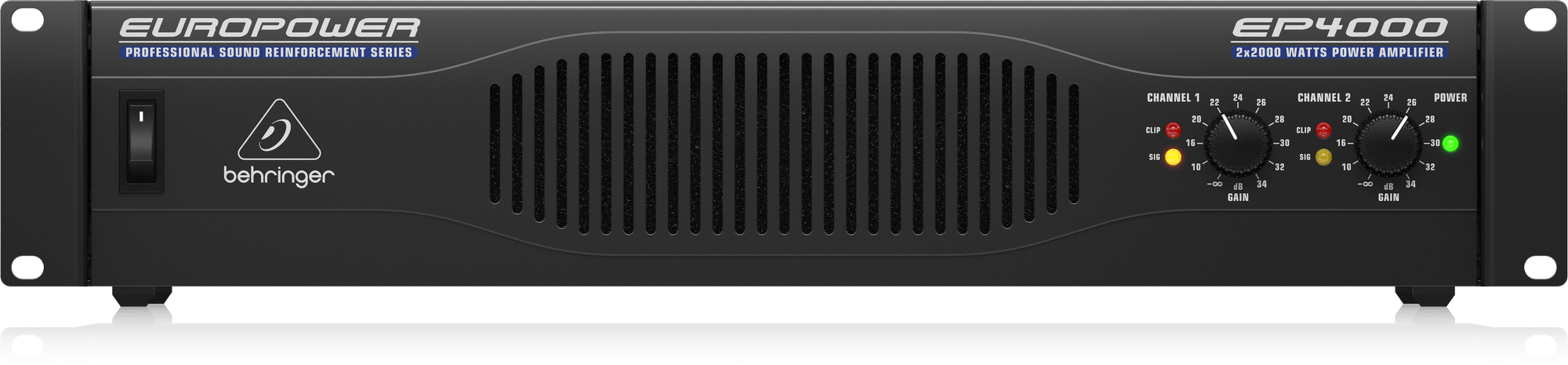 Behringer Europower EP4000 Professional 4000 W Stereo Power Amplifier