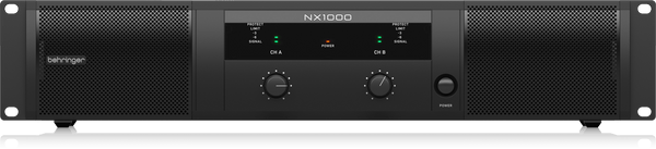 Behringer NX1000 Ultra-Lightweight 1000-Watt Class-D Power Amplifier with SmartSense Loudspeaker Impedance Compensation