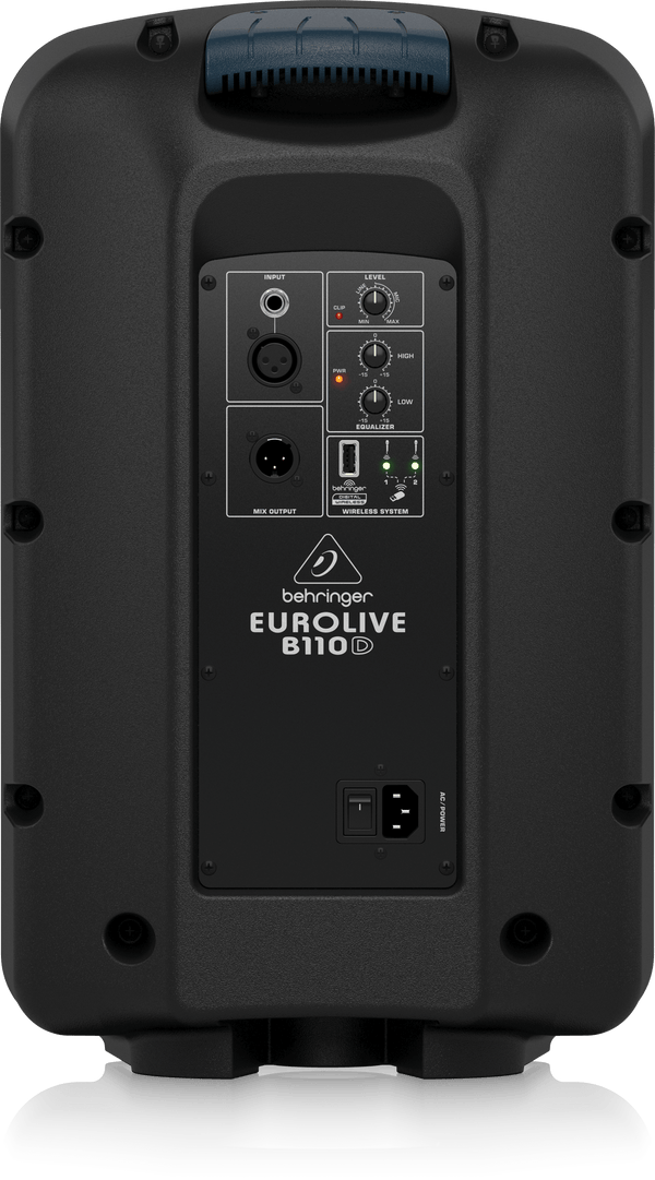 Behringer B110D Active 300-Watt 2-Way 10 "PA SPEALER مع خيار لاسلكي