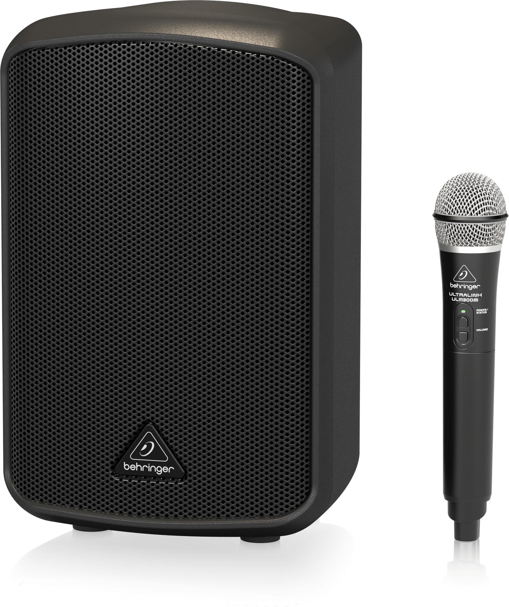 Behringer Europort MPA100BT All-in-One Portable 100-Watt Speaker with Wireless Microphone, Bluetooth Connectivity and Battery Operation
