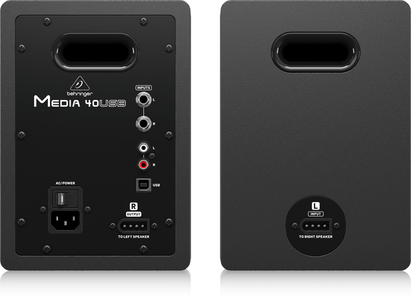 Behringer MEDIA40 Bi-Amped Digital Monitor Speakers