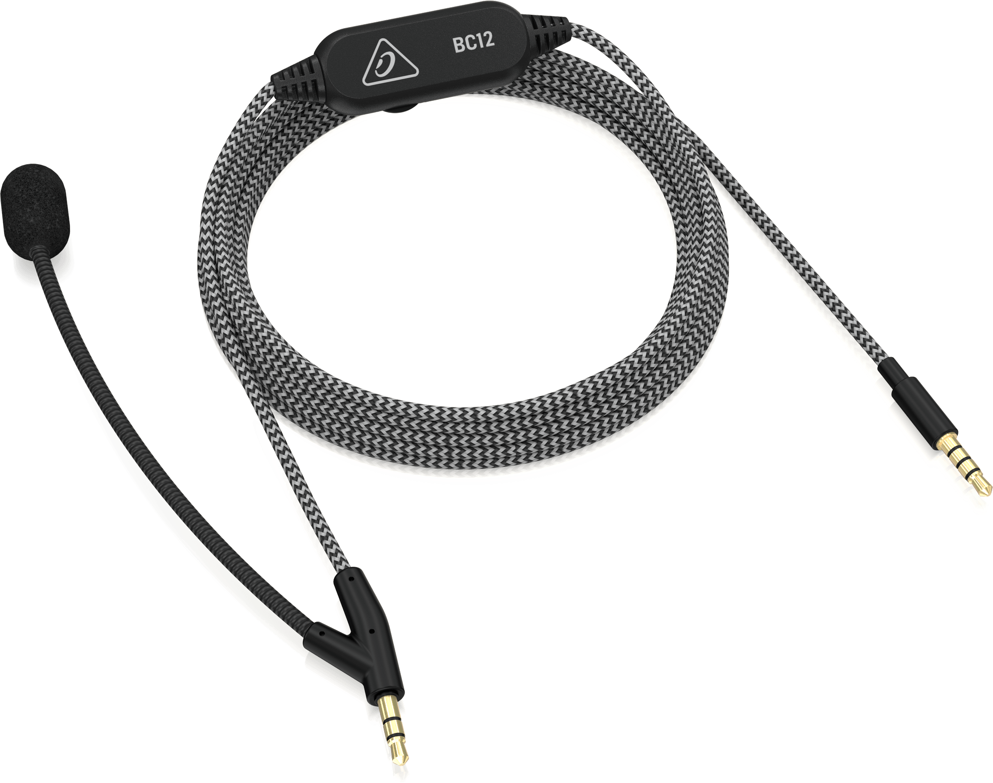 Behringer BC12 Premium Headphone Cable with Boom Microphone and In-line Control