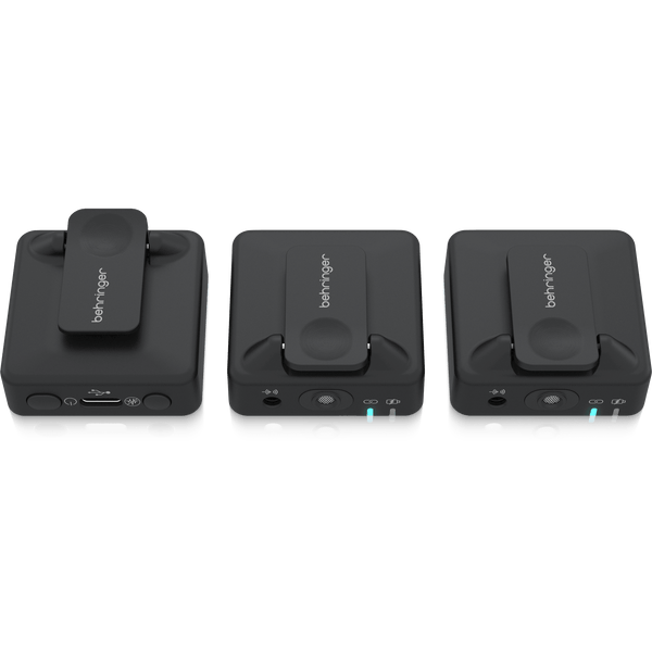 Behringer GO CAM WIRELESS 2 Digital Wireless Dual Clip-On Microphone System for Content Creators