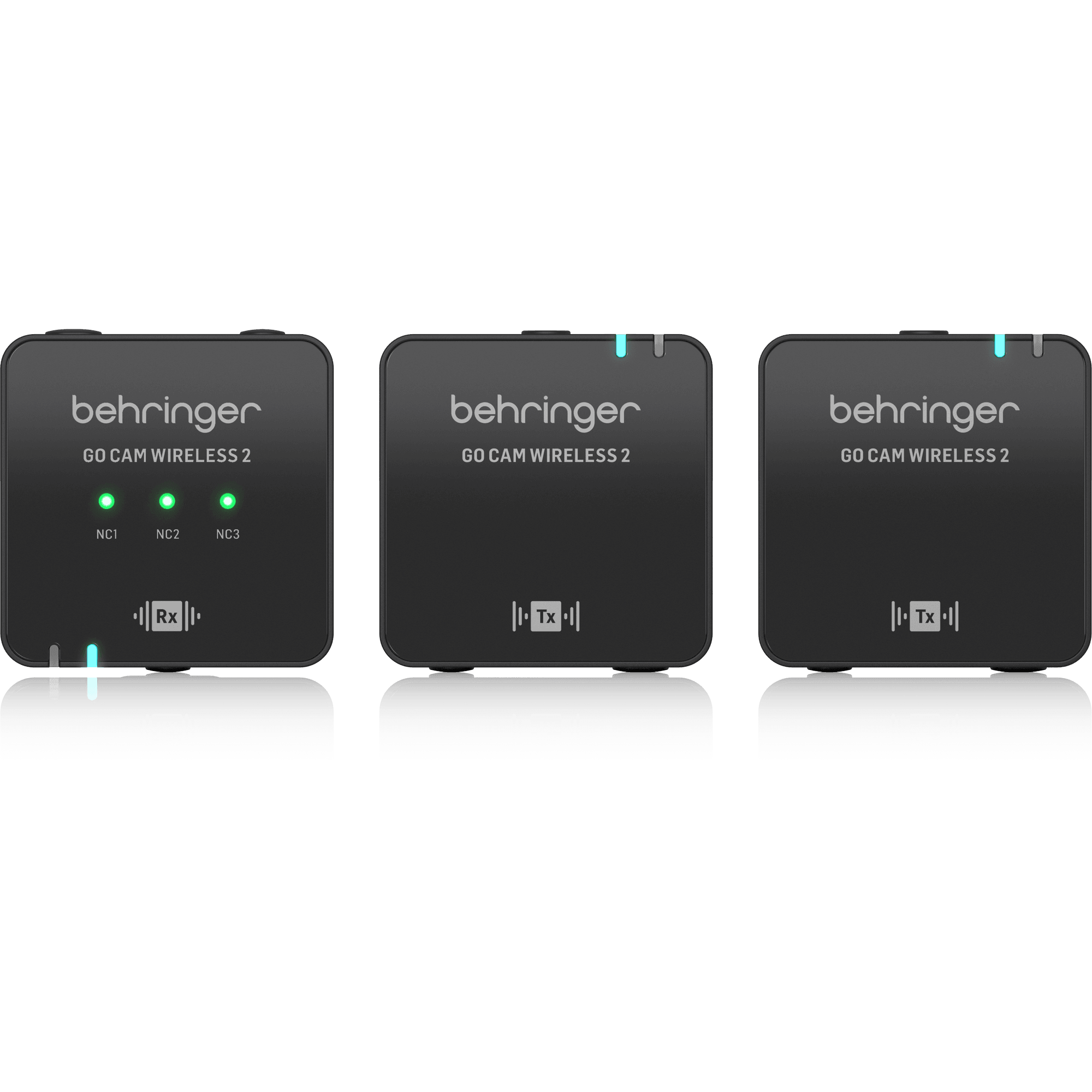 Behringer GO CAM WIRELESS 2 Digital Wireless Dual Clip-On Microphone System for Content Creators