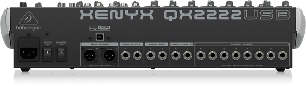 Behringer Xenyx QX2222USB Audio Mixer