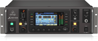Behringer X32 RACK 40-Input, 25-Bus Digital Rack Mixer with 16 Programmable Midas Preamps, USB Audio Interface and iPad/iPhone Remote Control