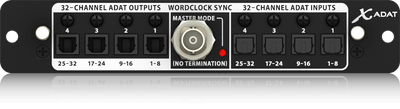 Behringer X-ADAT High-Performance 32-Channel ADAT/Wordclock Expansion Card for X32