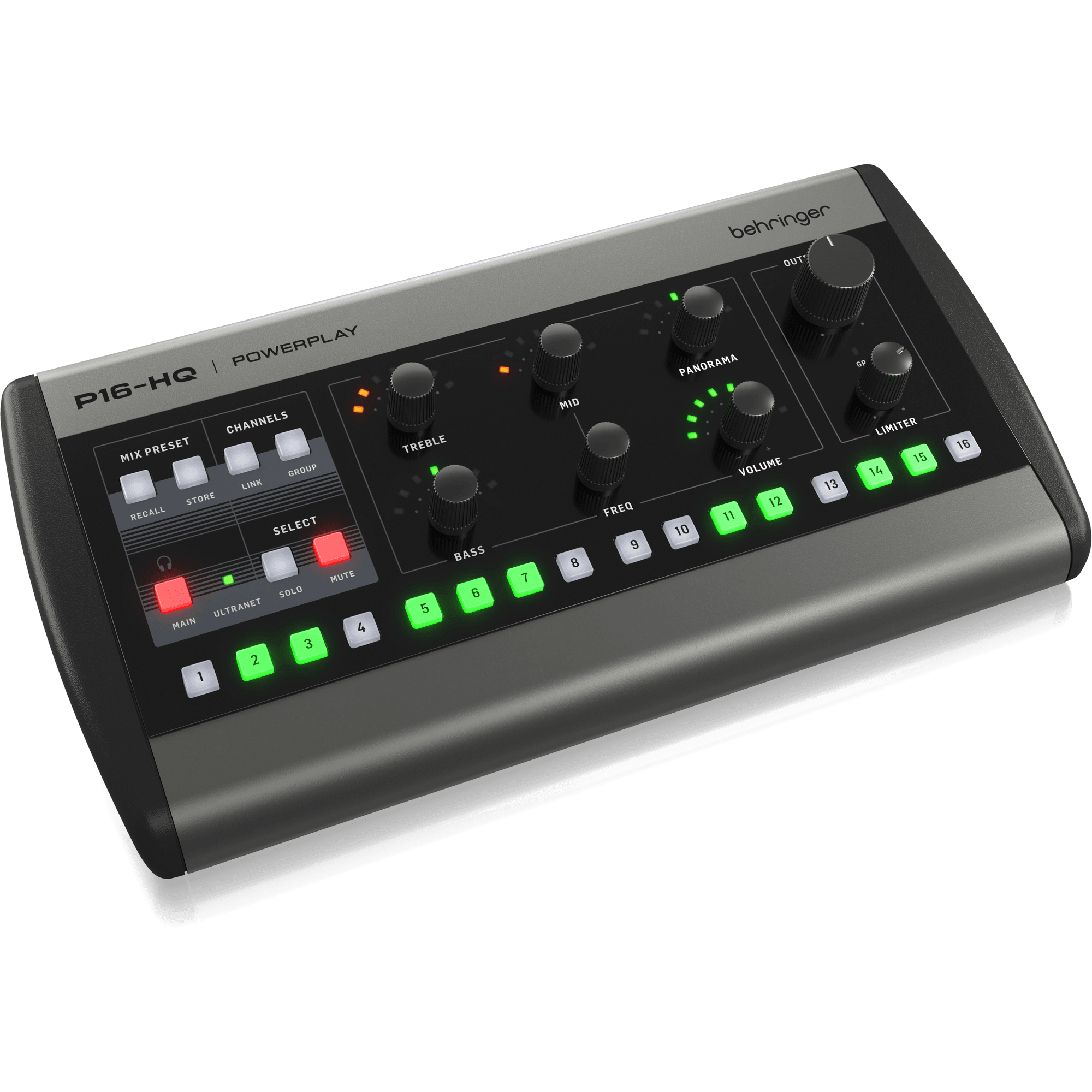 Behringer P16-HQ 16-Channel Personal Monitoring Mixer
