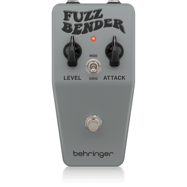 Behringer FUZZ BENDER Vintage 60s Style Fuzz Pedal with Custom Bias Mod Switch