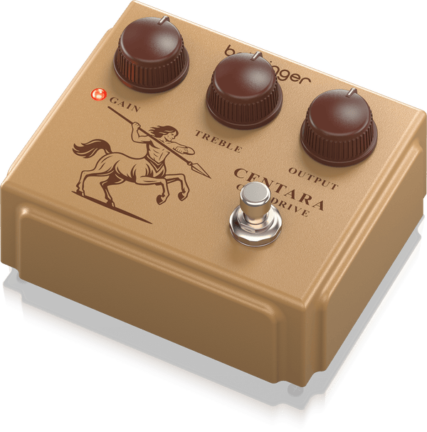 Behringer CENTAUROVERDRIVE Legendary Transparent Boost Overdrive with Huge Dynamic Range, Gain on Tap and Soft Clipping Germanium Diodes