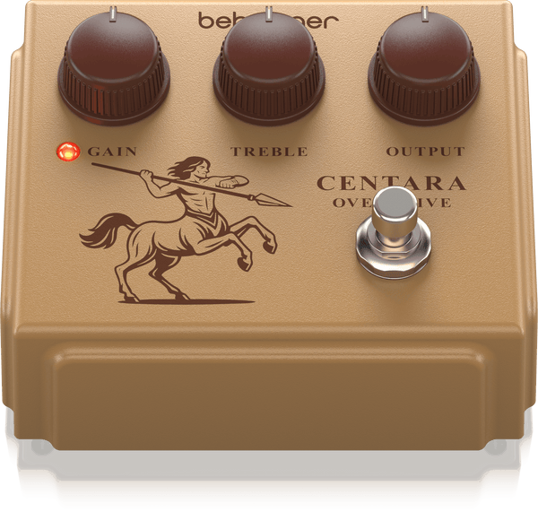 Behringer CENTAUROVERDRIVE Legendary Transparent Boost Overdrive with Huge Dynamic Range, Gain on Tap and Soft Clipping Germanium Diodes