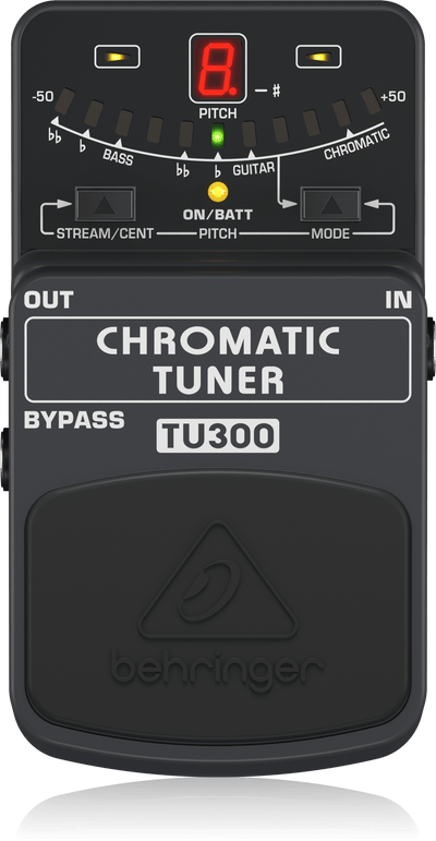 Behringer TU300 Guitar Effects Pedal Ultimate Guitar / Bass Tuner