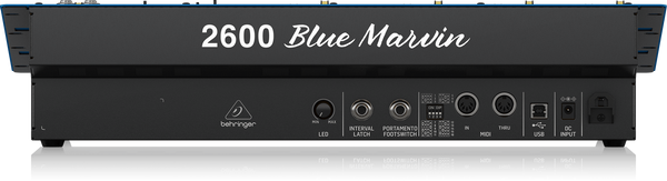 Behringer 2600BLUEMARVIN Special Edition Semi-Modular Analog Synthesizer with 3 VCOs, Multi-Mode VCF and Spring Reverb in 8U Rack-Mount Format