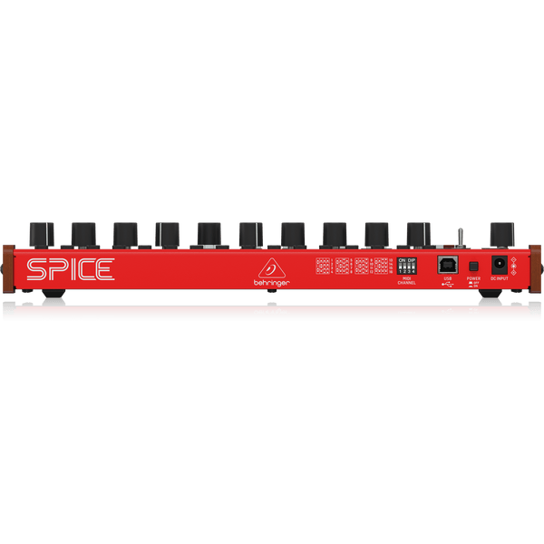 Behringer Spice التناظرية شبه النظم المتناظرة مع 2 مذبذبات ، 4 محاذاة فرعية ، مرشح متعدد الأوضاع ومتسلسل مزدوج المكون من 4 خطوات