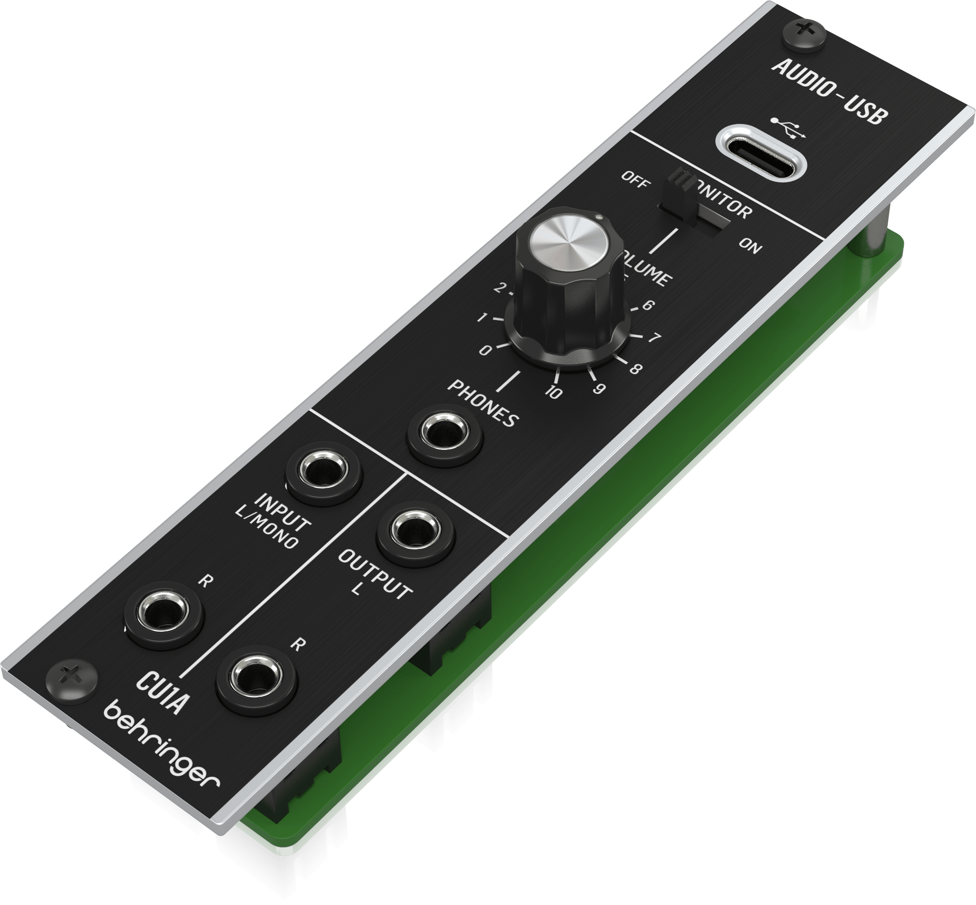 Behringer CU1A Ultra-Low Latency 2 In/2 Out USB/Audio Interface for Eurorack