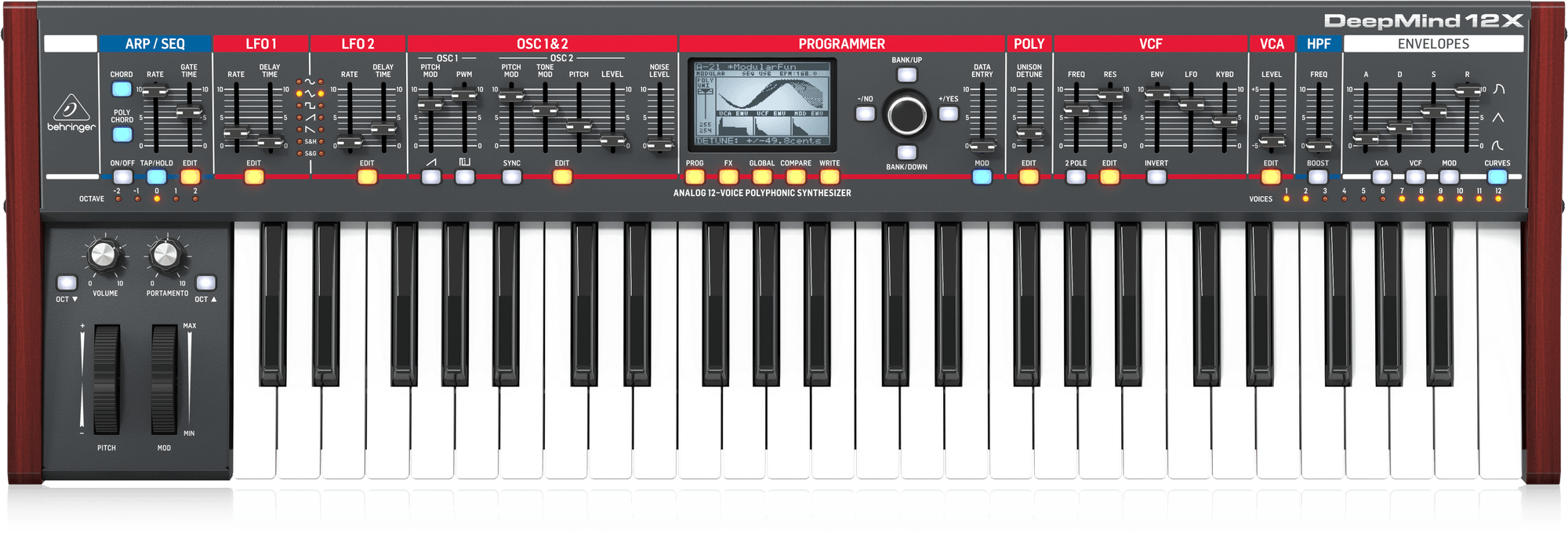 Behringer DEEPMIND12X True Analog 12-Voice Polyphonic Synthesizer