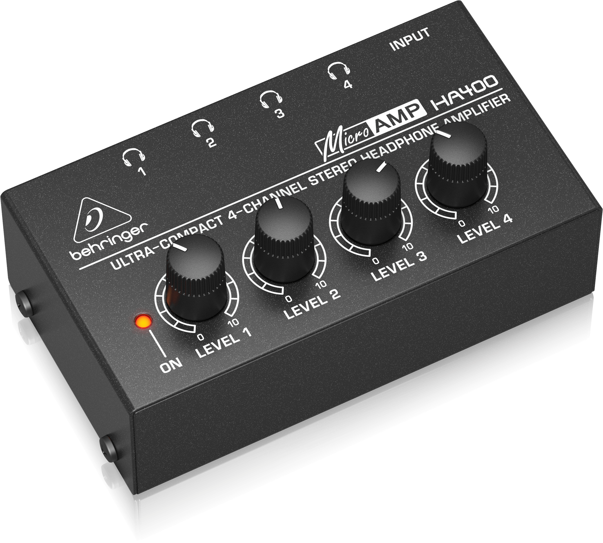 Behringer - HA400 Ultra-Compact 4-Channel Stereo Headphone Amplifier