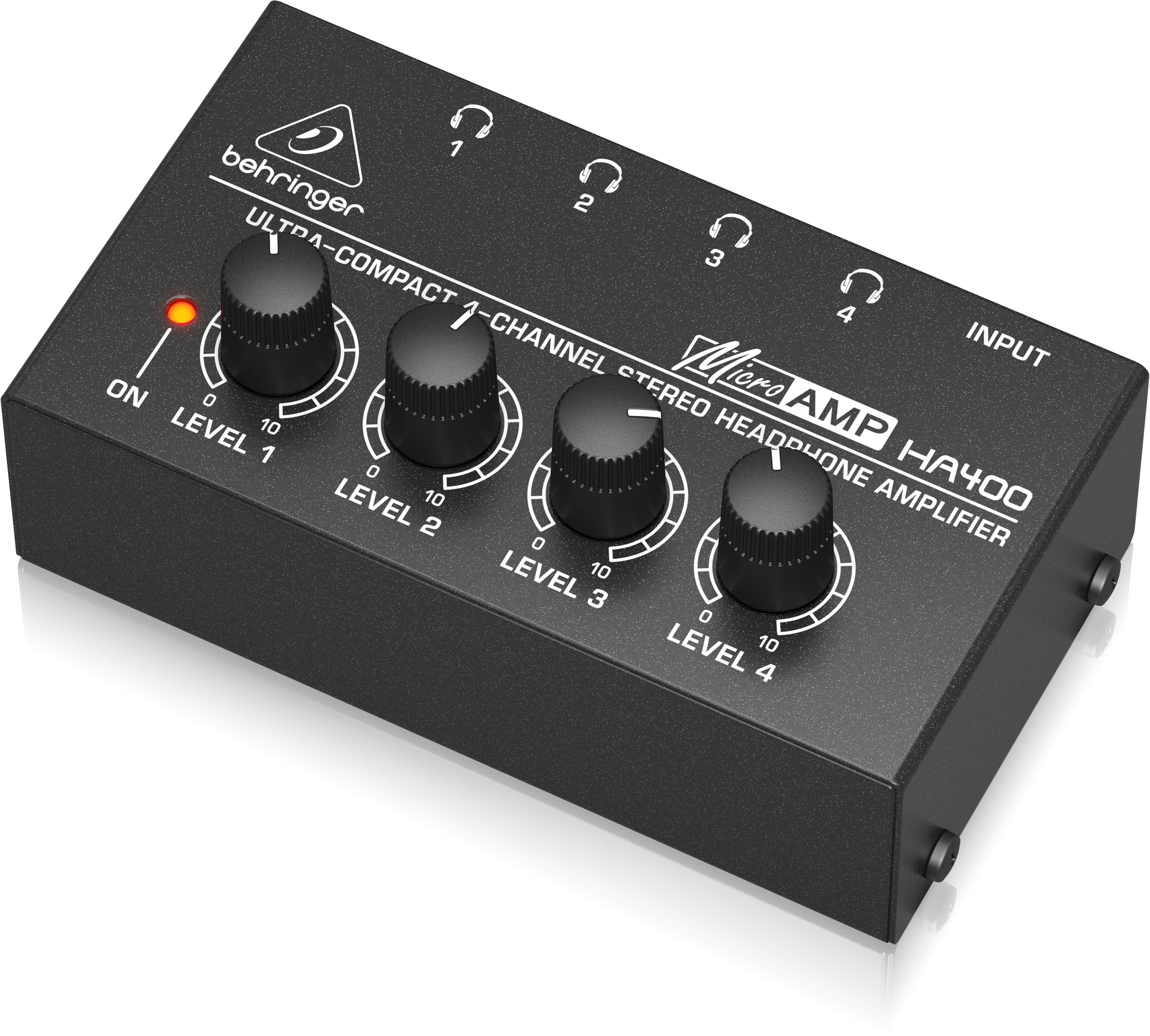 Behringer - HA400 Ultra-Compact 4-Channel Stereo Headphone Amplifier