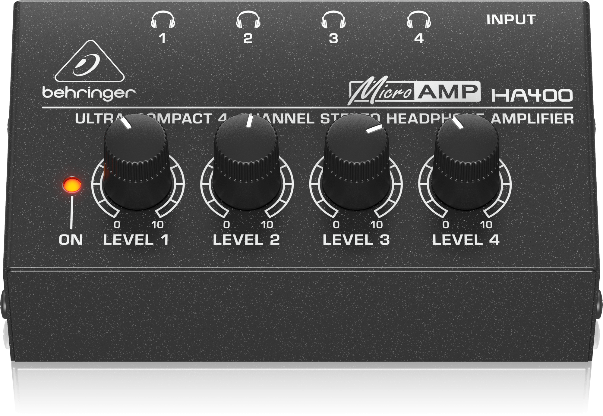 Behringer - HA400 Ultra-Compact 4-Channel Stereo Headphone Amplifier