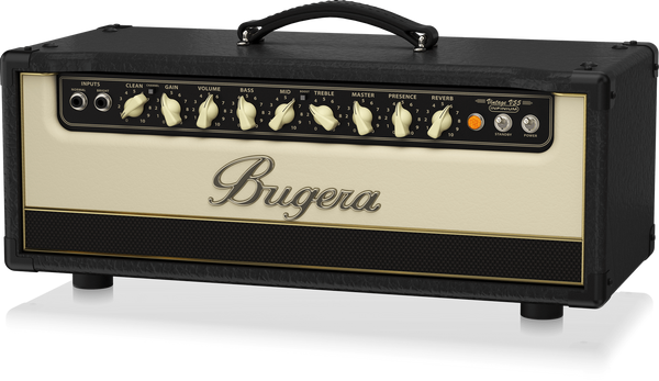 Bugera V55HD 55W Vintage 2-Channel Tube Amplifier Head with INFINIUM Tube Life Multiplier and Reverb