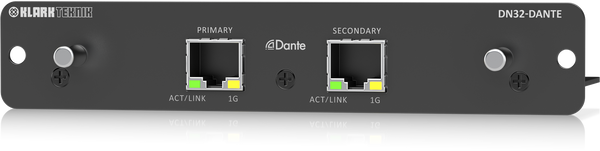 Klark Teknik DN32-DANTE Dante Expansion Module