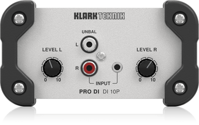 Klark Teknik DI10P Passive DI Box (Stereo in/Mono out)