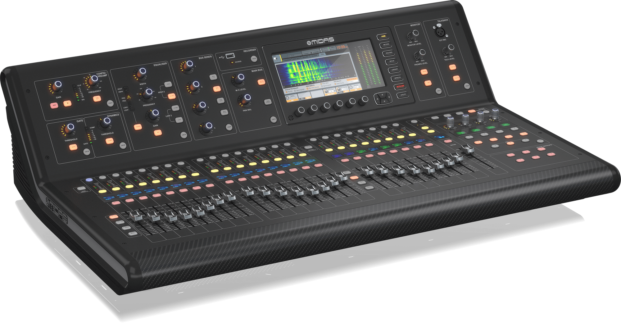 Midas M32 LIVE Digital Console for Live and Studio with 40 Input Channels, 32 Midas PRO Microphone Preamplifiers and 25 Mix Buses and Live Multitrack Recording