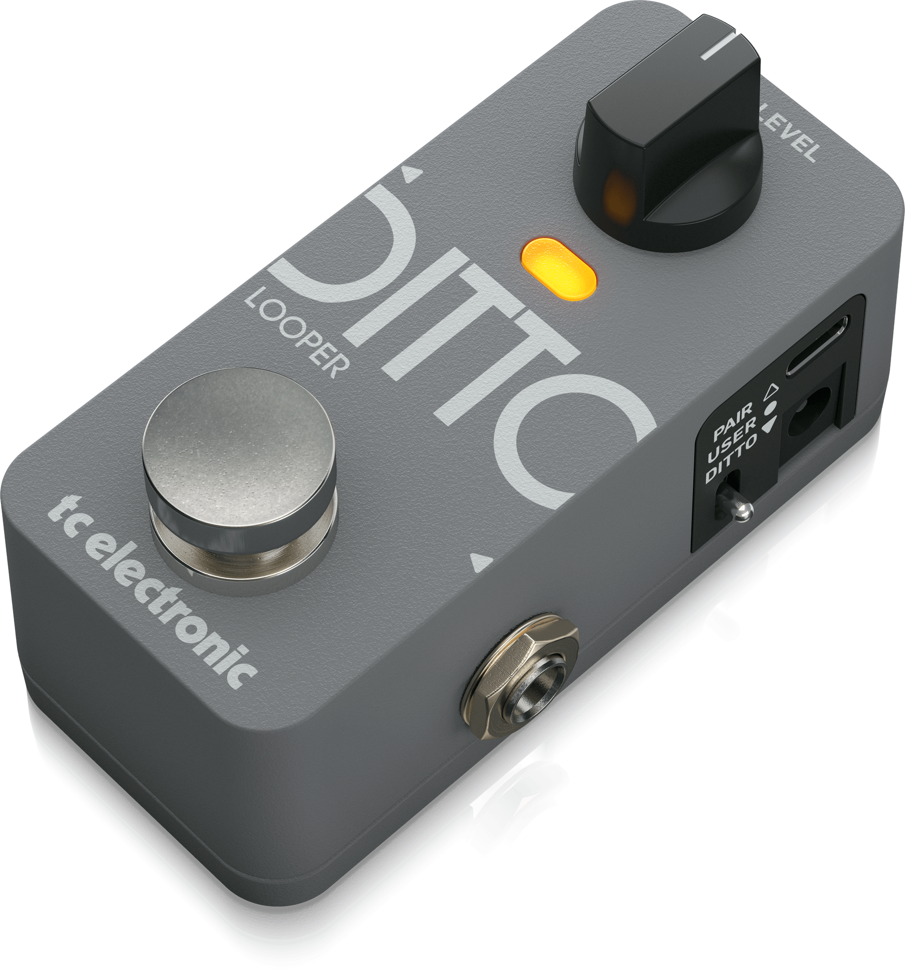 TC Electronic DITTO2LOOPER Second Generation DITTO LOOPER with Redesigned Footswitch, SingleTap Looping, Intelligent LoopSnap and Bluetooth App Integration