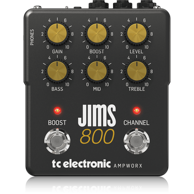 TC Electronic Dual-Channel Guitar Preamp Recreates the Sound of a Modified JCM800 Tube Amp