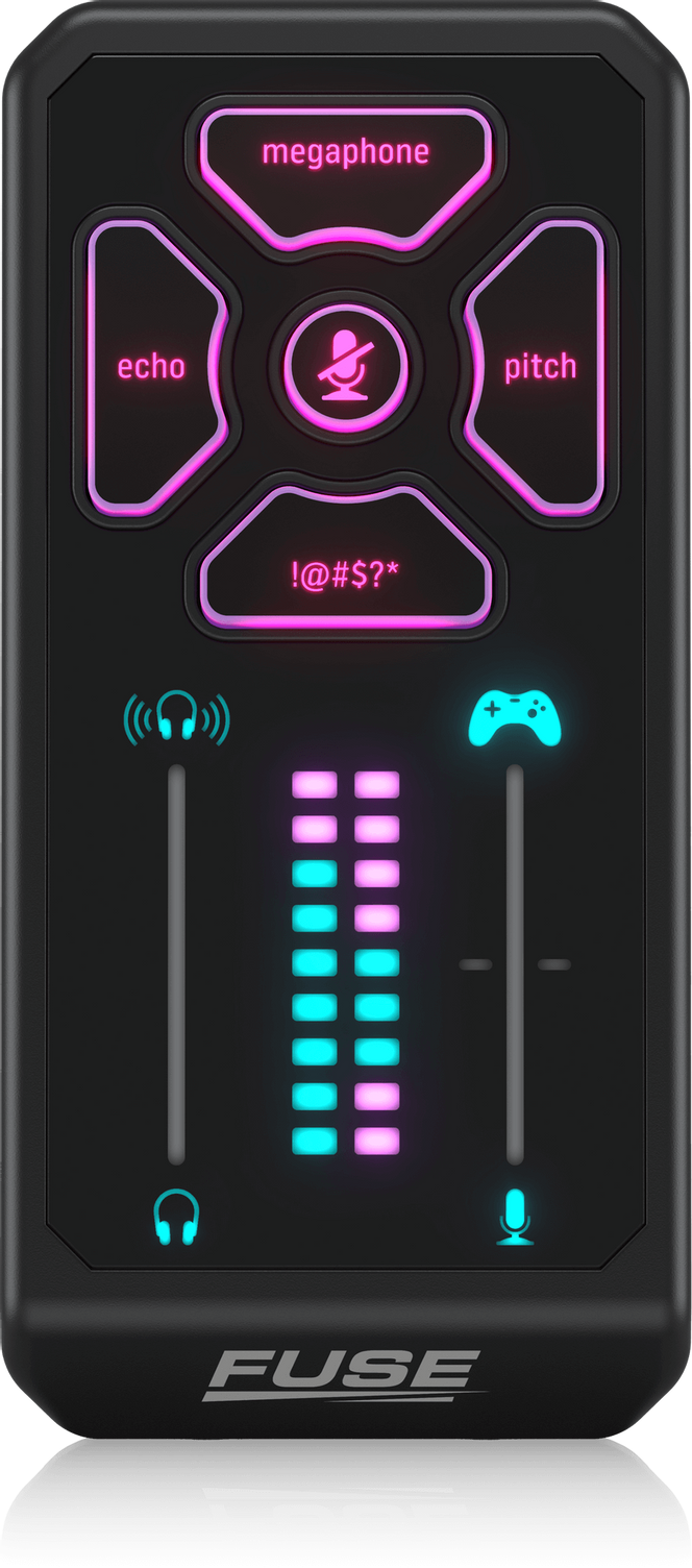 TC Electronic FUSE Headset Mic Enhancer and Vocal FX for Gaming Consoles, Android, iOS, PC and Mac